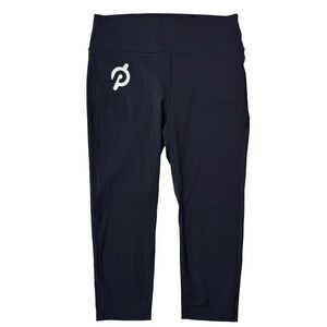 {Peloton} "Essential Capri" Black Gym Working Biking Leggings